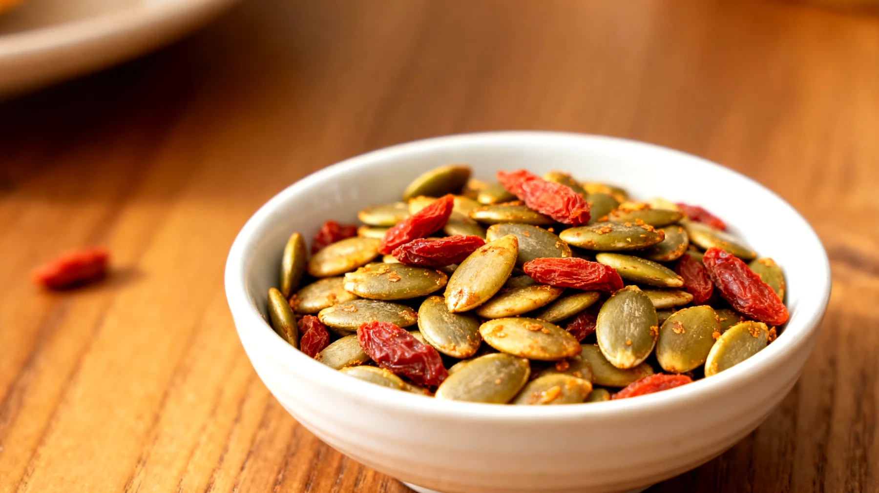 Semi di zucca tostati con bacche di goji"