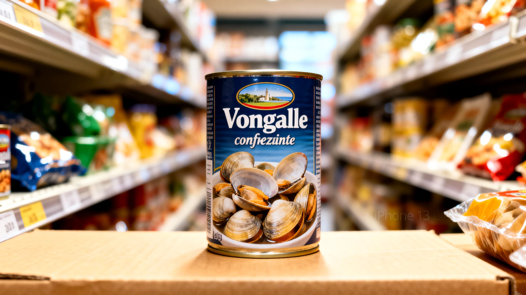 Vongole confezionate"