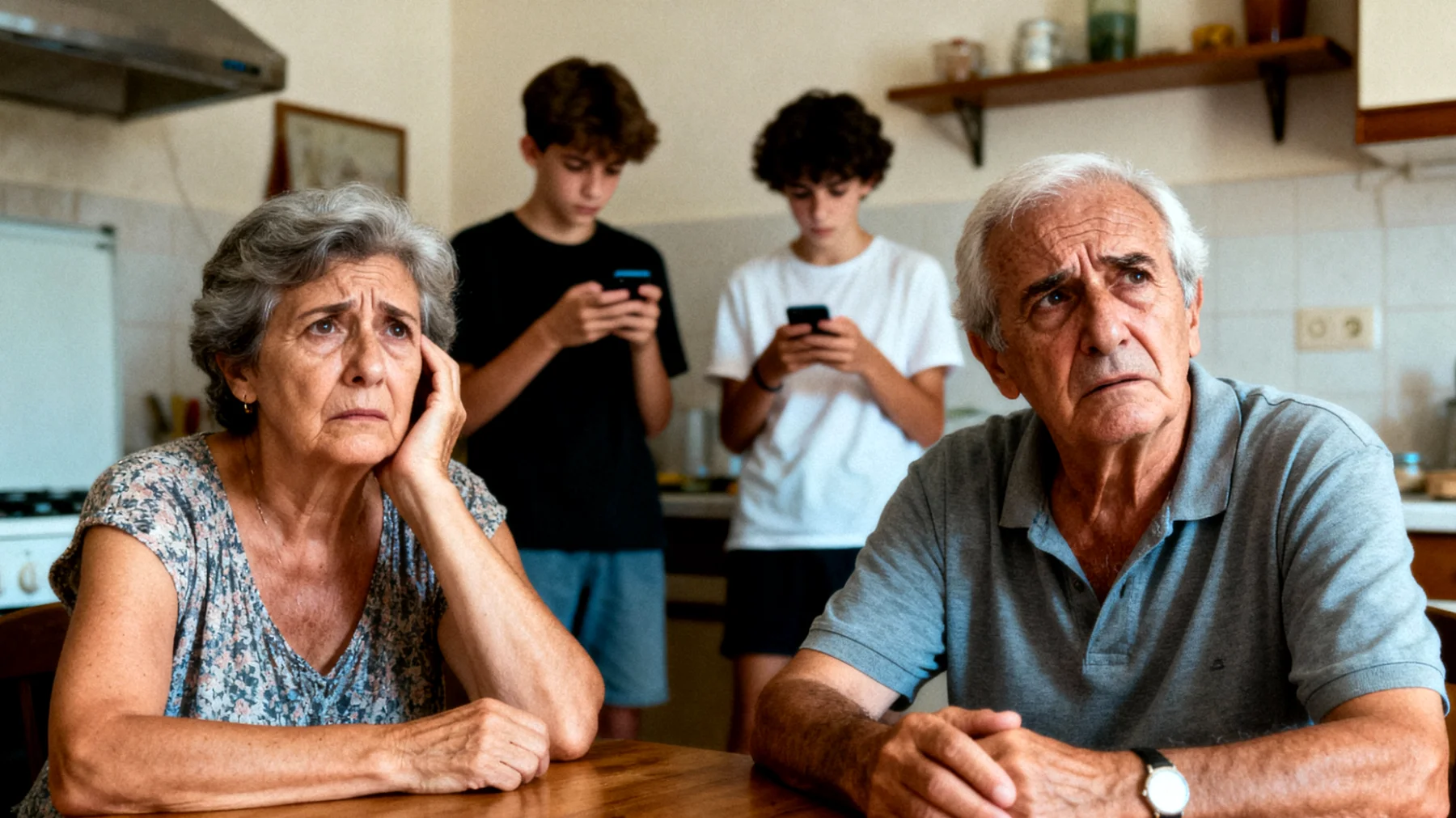 I nonni sono preoccupati per il futuro dei nipoti adolescenti, temendo che le loro scelte attuali (scarso impegno scolastico, interessi poco concreti, mancanza di progetti chiari) possano compromettere le loro opportunità future. Vorrebbero intervenire con consigli e indicazioni ma temono di risultare invadenti o di creare tensioni con i genitori e i ragazzi stessi."