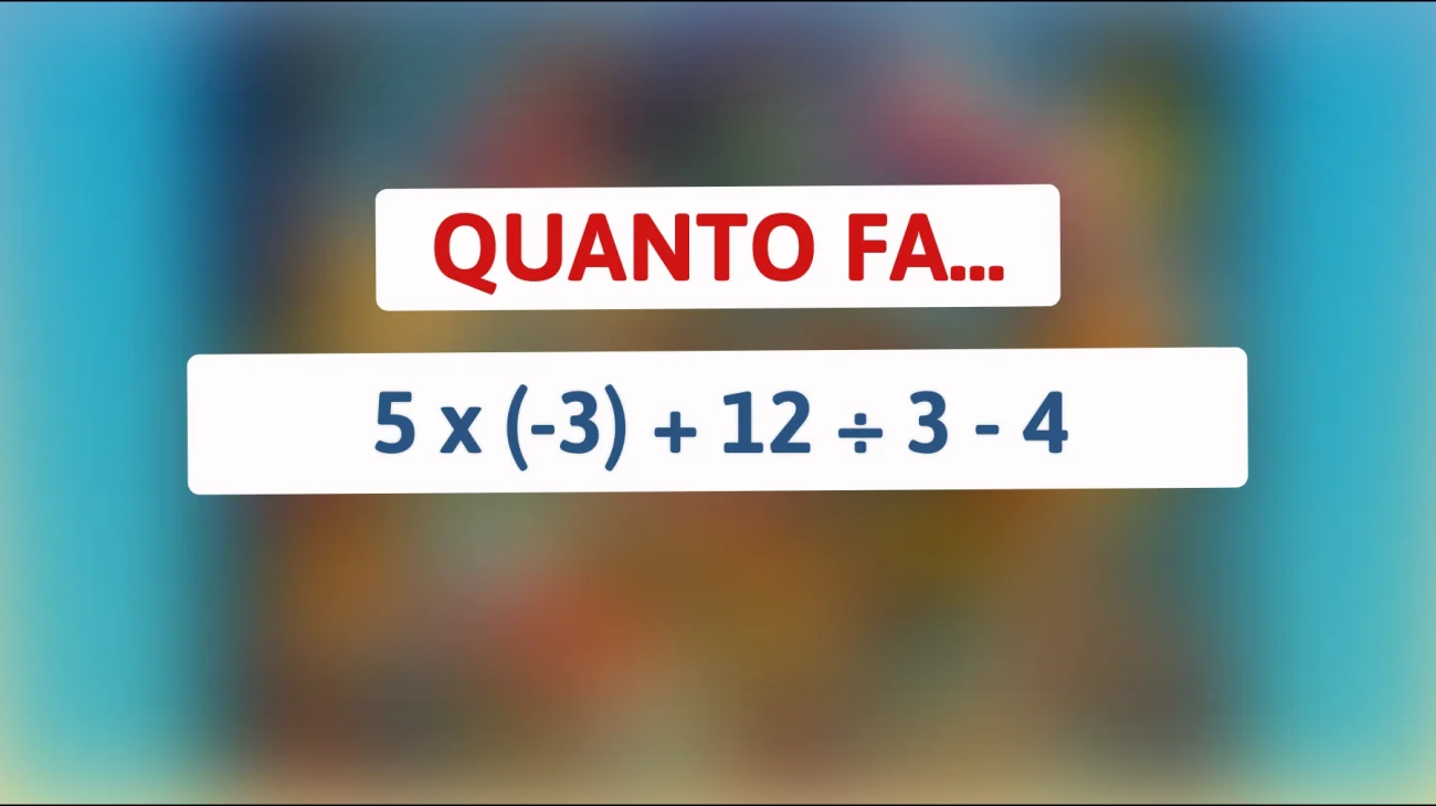 Scopri l'enigma matematico che solo i geni riescono a risolvere: accetti la sfida?"