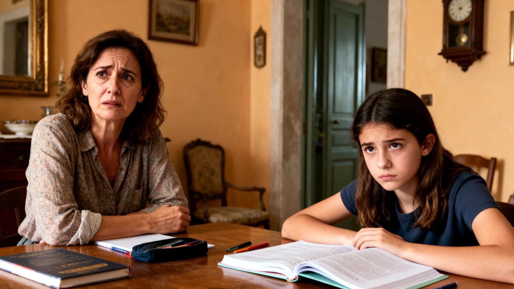 Mamma preoccupata per lo scarso rendimento scolastico e la mancanza di motivazione allo studio della figlia adolescente, che mostra disinteresse verso i compiti e le attività scolastiche"