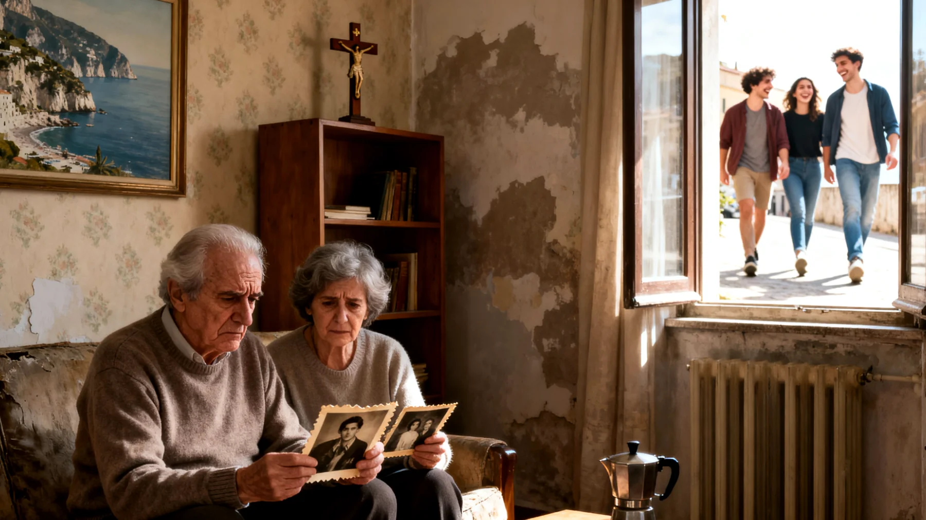 Nonni che provano sensi di colpa per non essere stati presenti abbastanza quando i nipoti erano piccoli, e ora che sono giovani adulti temono di aver perso l'opportunità di costruire un legame profondo con loro"